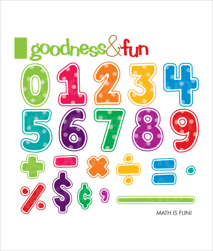 colourful fun math worksheet template