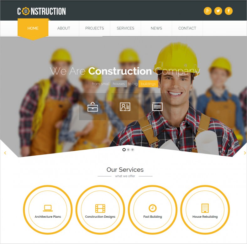 9+ FREE Construction HTML5 Templates & Themes | Free & Premium