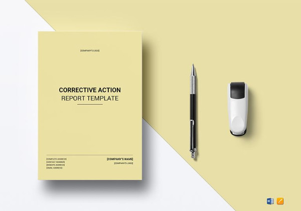 corrective action report template