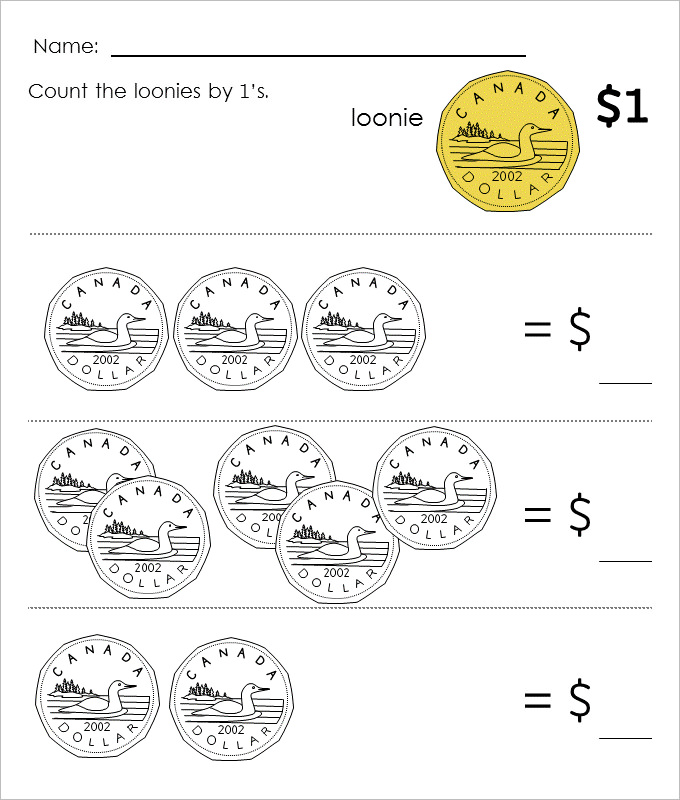 27 Sample Counting Money Worksheet Templates | Free PDF Documents Download