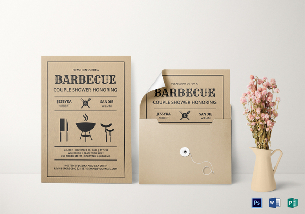 couple-shower-bbq-invitation-template