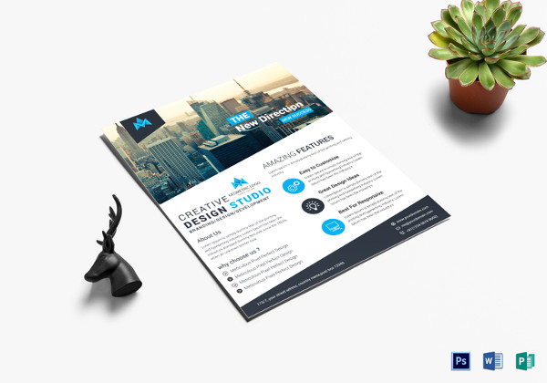 creative business conference flyer template