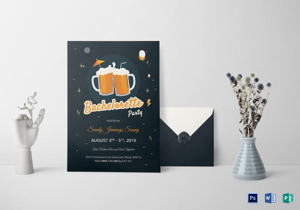 cute-bachelorette-party-invitation-template