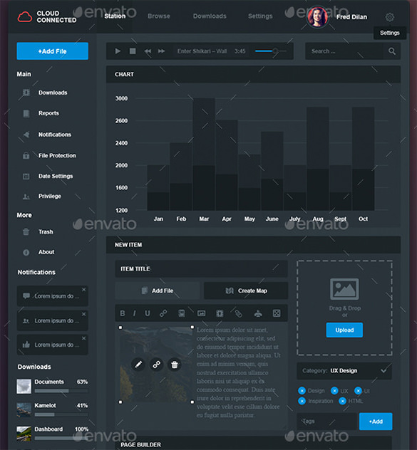 22 Free PSD Admin Template Designs Free PSD, Vector EPS, PNG Format