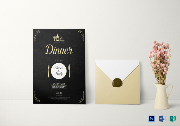dinner-invitation-card-template