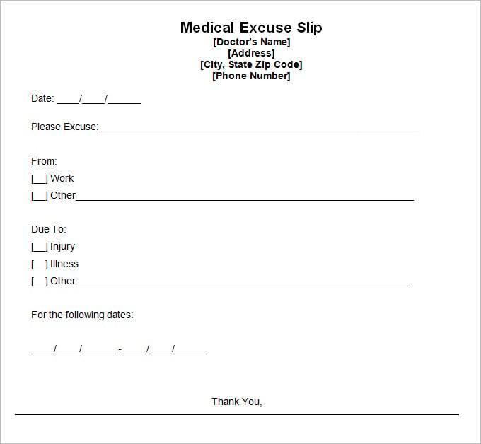 12+ Doctor Excuse Templates in PDF MS Word Pages Google Docs