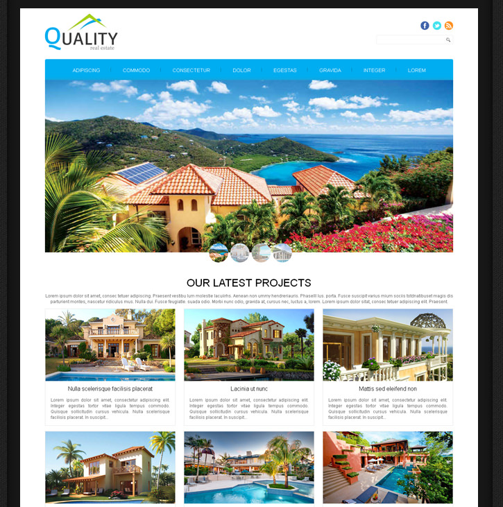 Real Estate Website Template Drupal