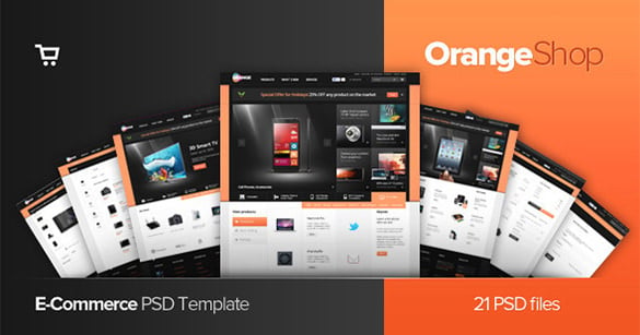 ecommerce psd template featured image