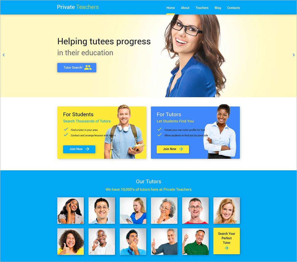 41+ College Website Themes & Templates | Free & Premium Templates
