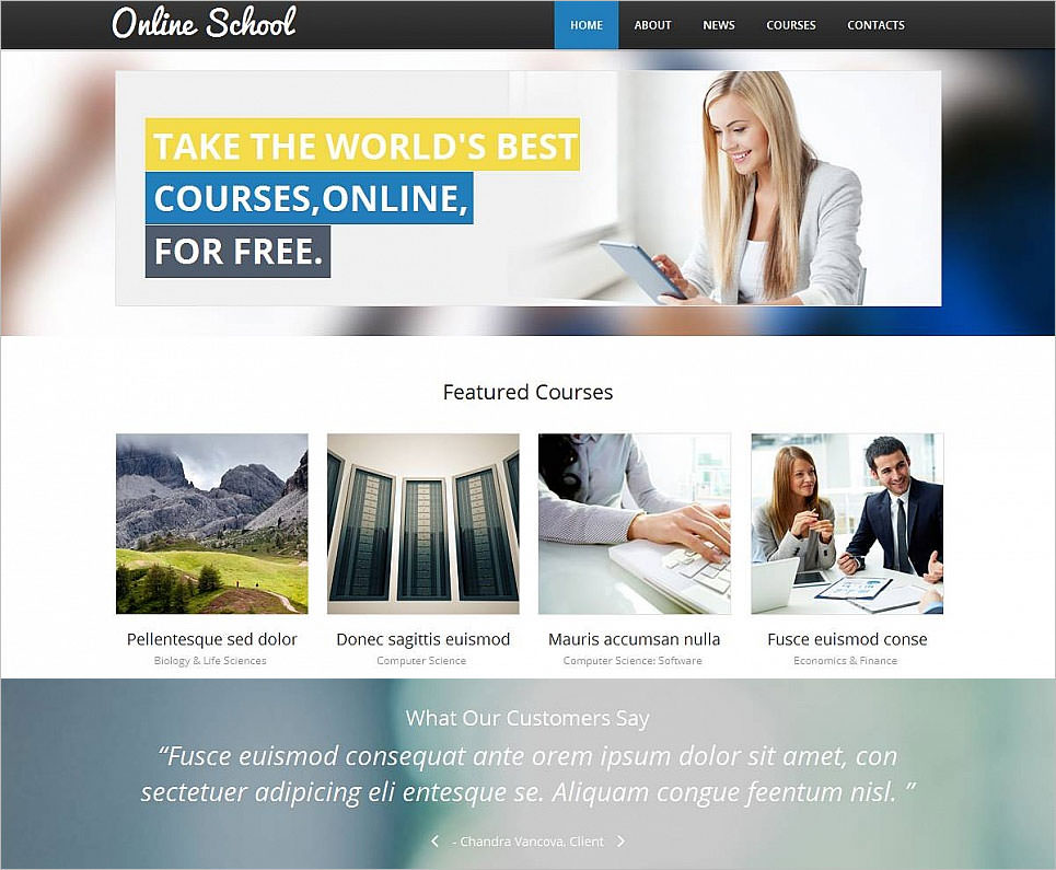 41+ College Website Themes & Templates | Free & Premium Templates