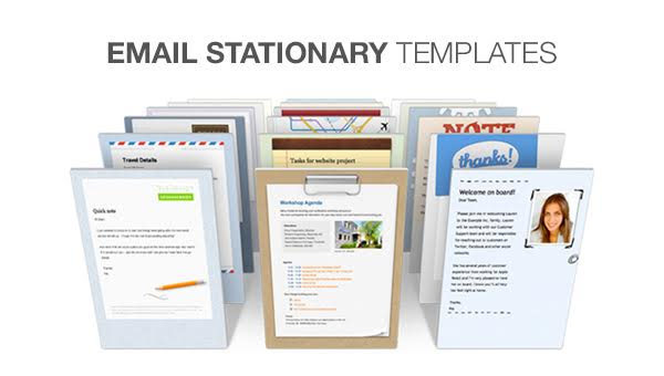 Mac mail business stationery templates free