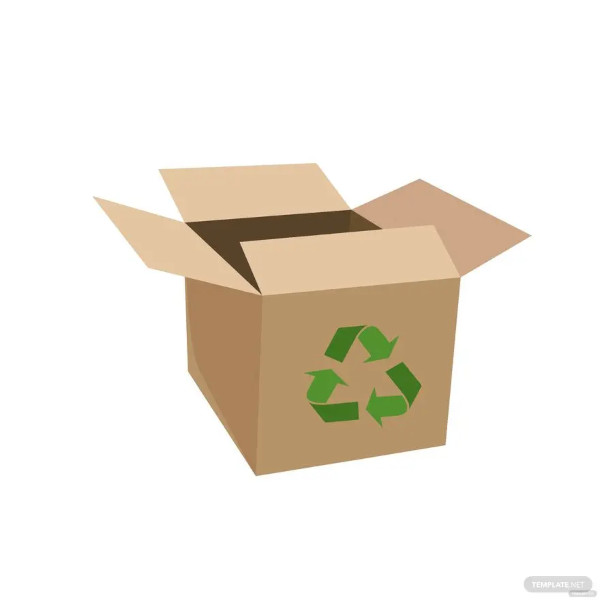 exploding recycle box template