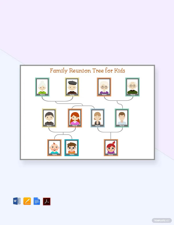 30+ Family Tree Template For Kids - DOC, Excel, PDF