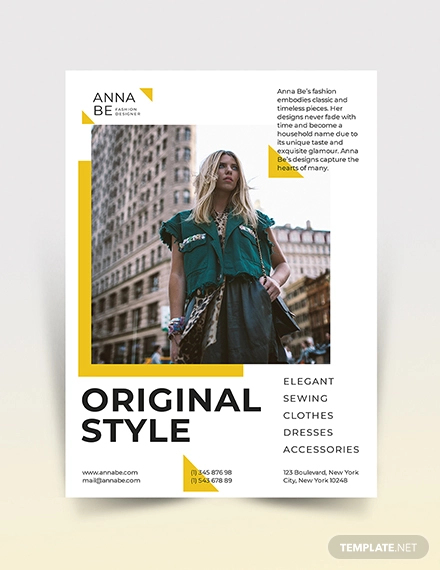 12+ Best Free Flyer Templates for Fashion