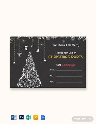 free-christmas-party-gift-certificate-template