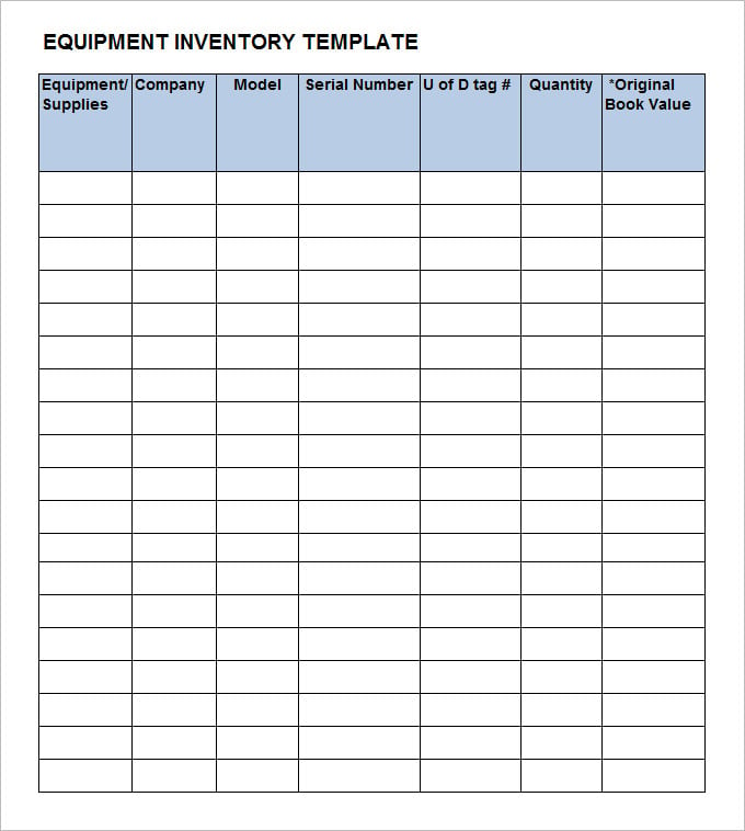 Equipment Log Template from images.template.net