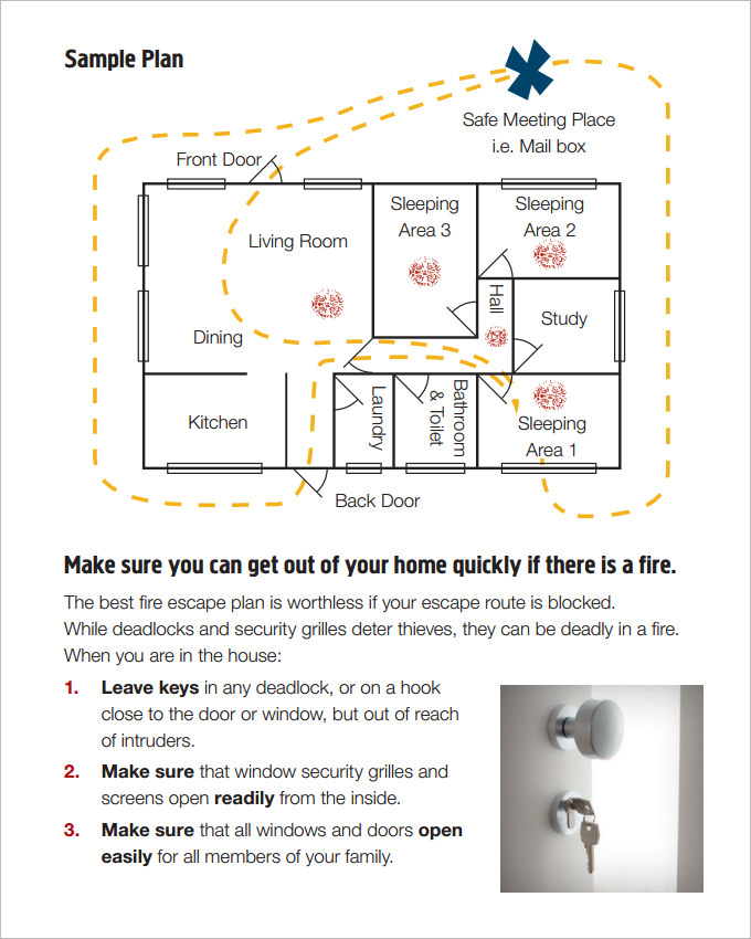 Printable Evacuation Plan Template