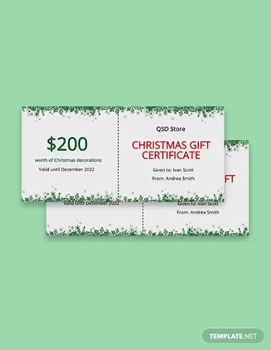 free-snowflake-christmas-gift-certificate-template