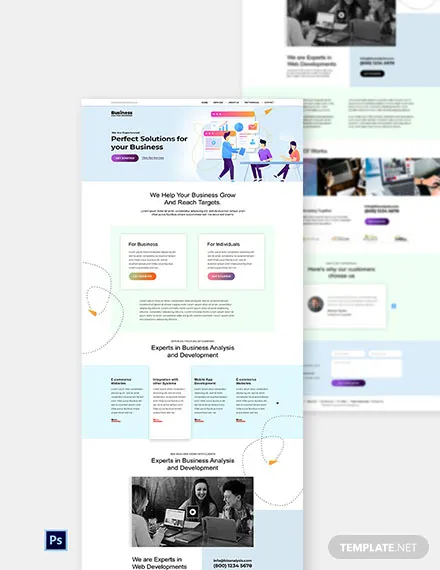 free software agency website template