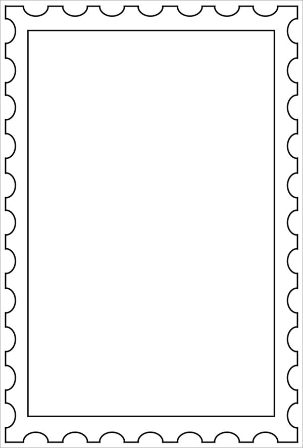 free stamp template