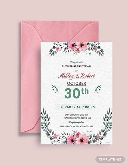 free wedding dj party invitation template