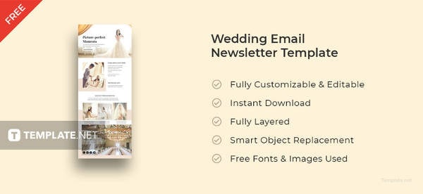 free-wedding-email-newsletter-template