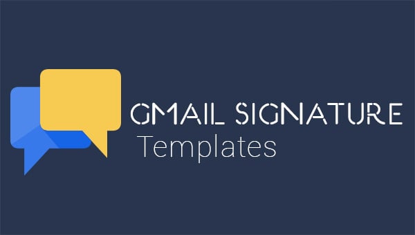 gmail signature templates