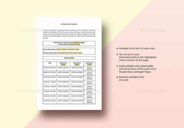 33+ 24 Hours Schedule Templates - PDF, DOC, Excel