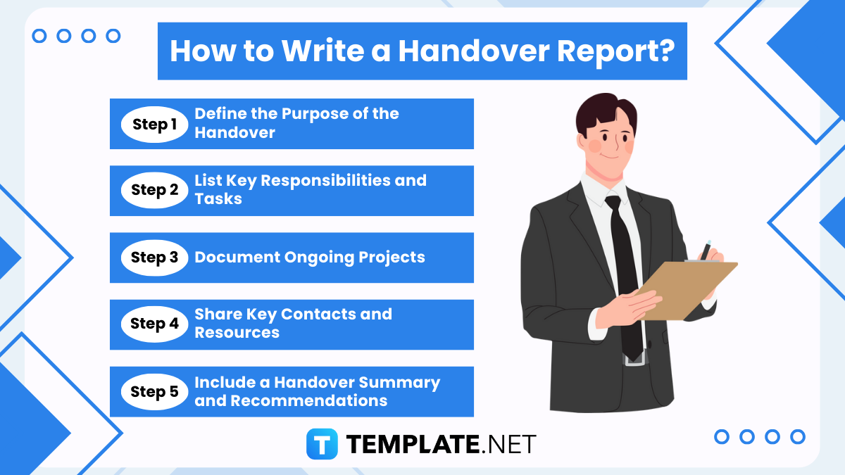 how to write a handover report