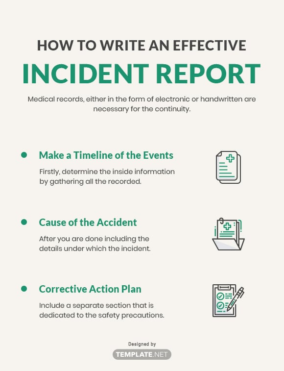 how to write an effective incident report