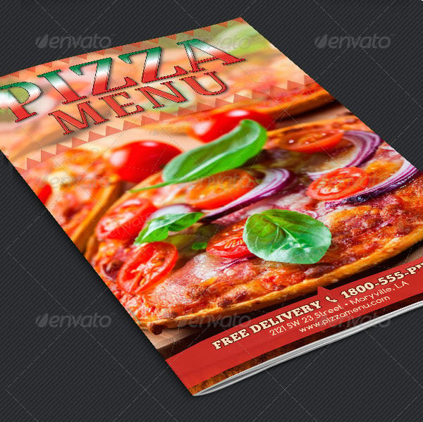 italian pizza menu template