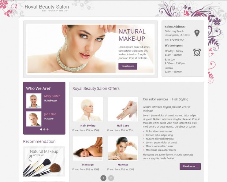 10+ Best Makeup Artists Website Templates  Free & Premium Themes