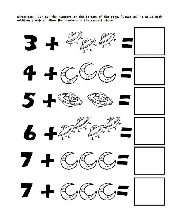 kindergarten common core homework sheets pdf