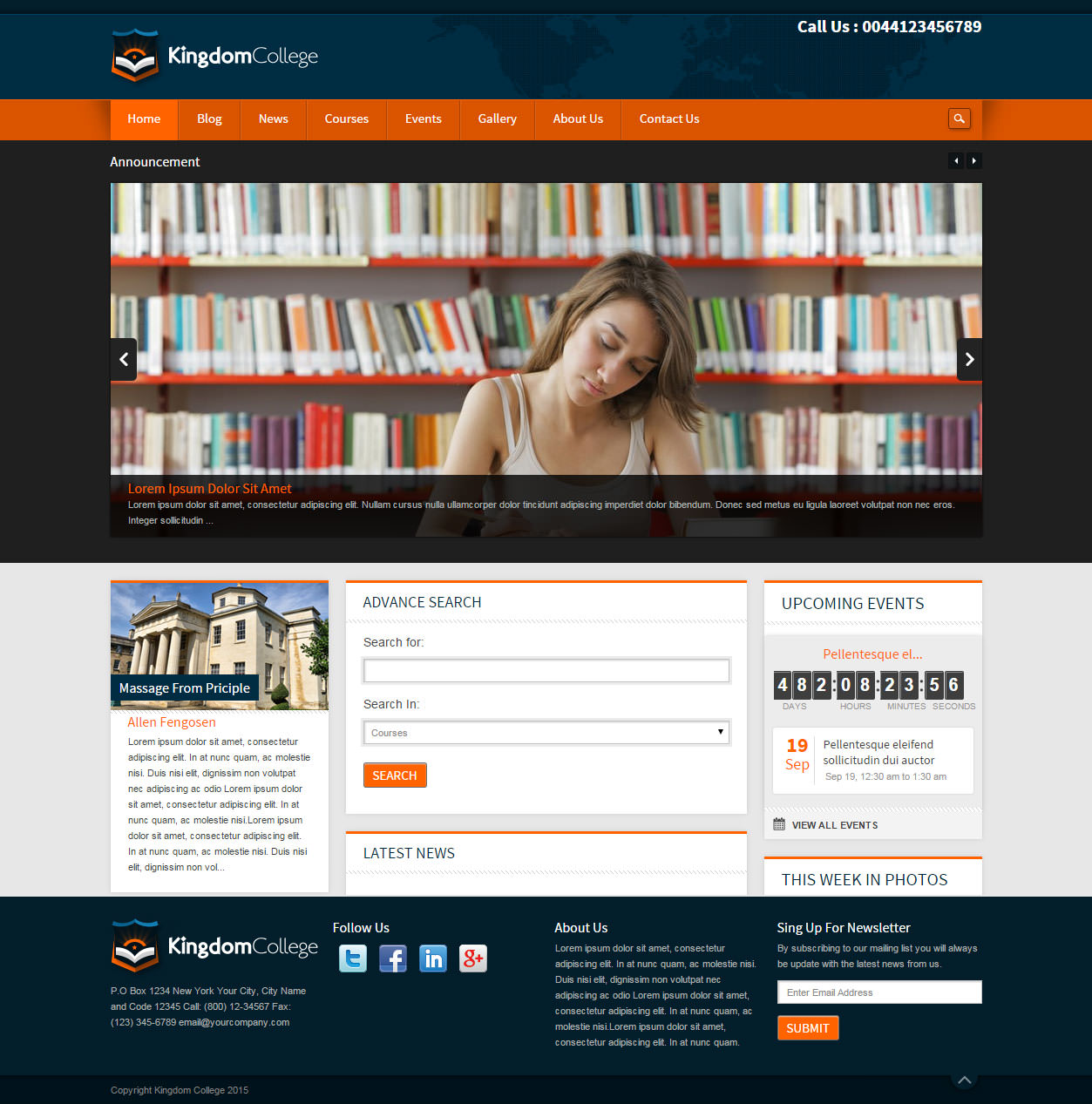 41+ College Website Themes & Templates | Free & Premium Templates