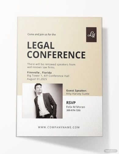 legal conference invitation template