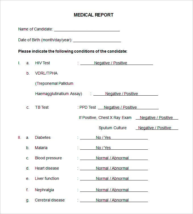 medical-report-template-free-download