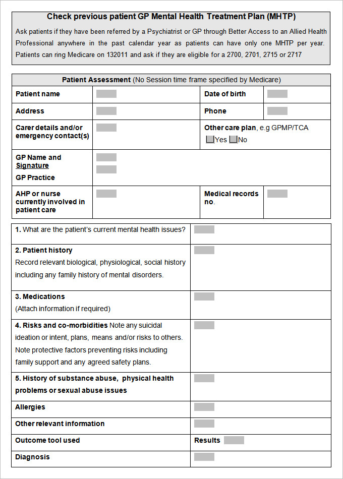 Mental Health Care Plan Medicare Rebate Amount