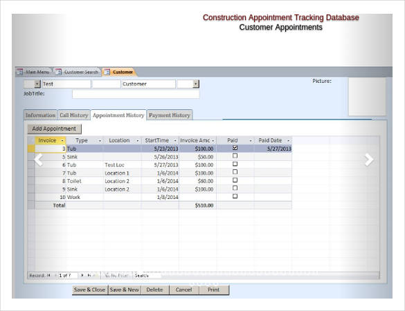 22+ Free Access Database Template