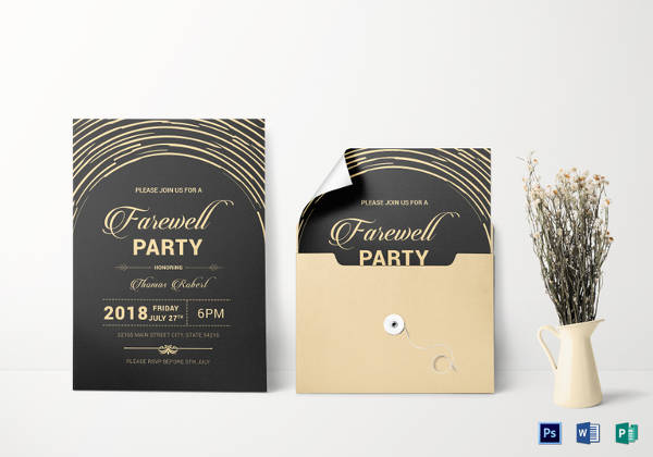 Farewell Party Invitation Template - 29+ Free PSD Format Download!