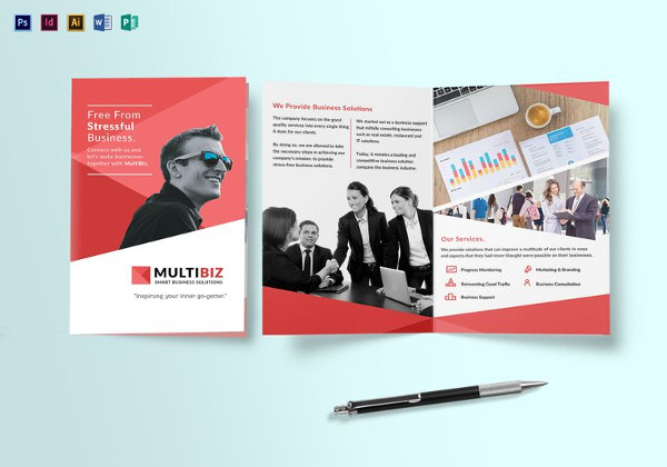 microsoft word bi fold brochure template