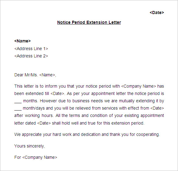 Request letter for extension of employment contract - Who ...