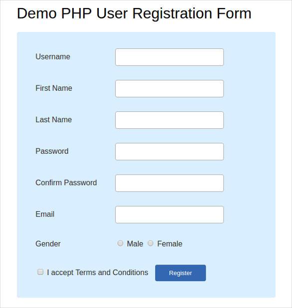 User password php