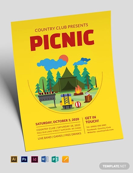 14 Amazing Picnic Flyer Templates In Word Psd Publisher Free Premium Templates