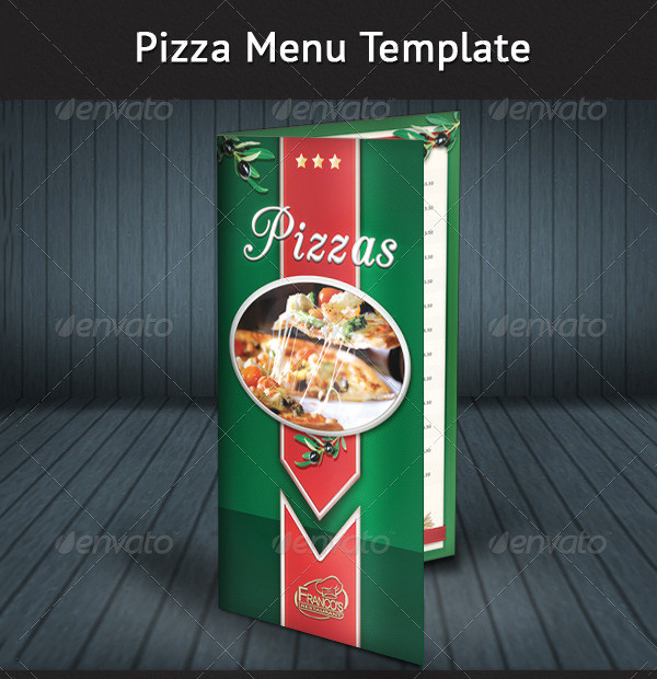 pizza menu template free download