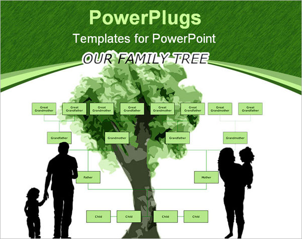 powerpoint family tree template sample