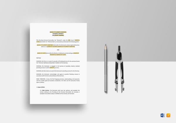 printable-plumbing-contract-template