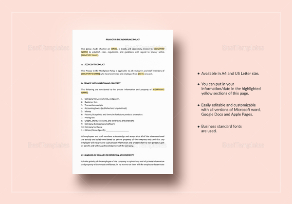 57+ HR Policy Templates | HR Templates | Free & Premium Templates