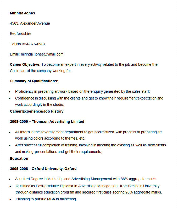 resume-template-for-advertising-account-executive