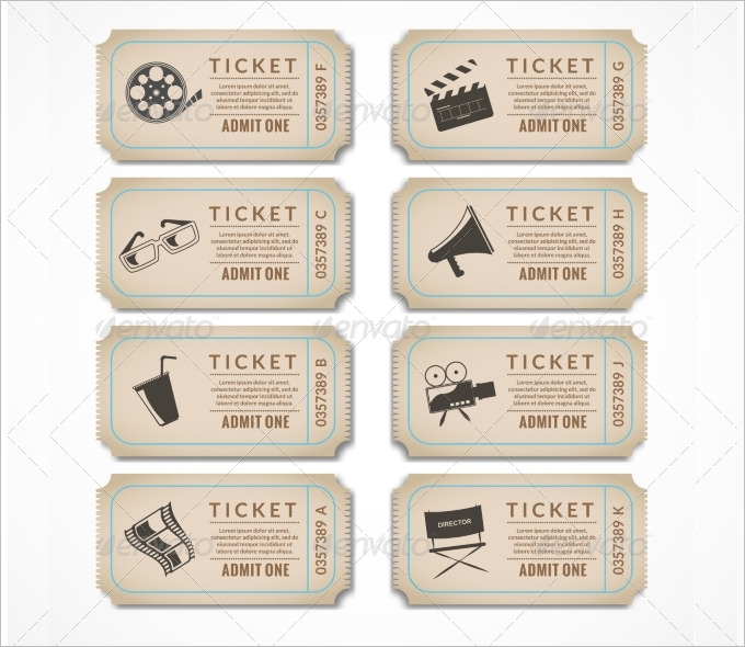 34+ Movie Ticket Templates - PSD, AI, Word