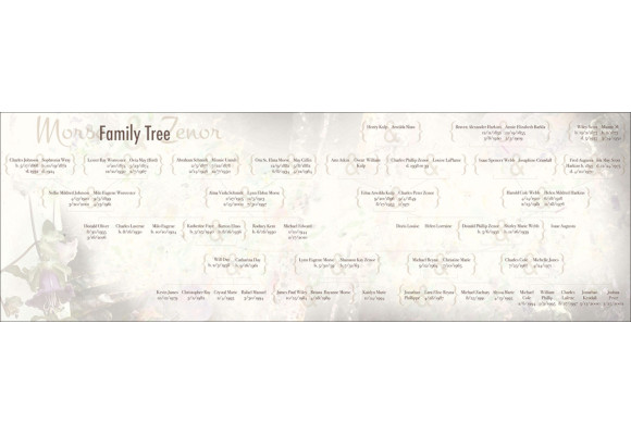 rustic family tree design